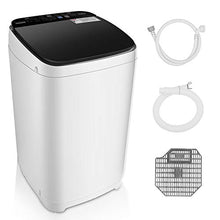 Load image into Gallery viewer, Full-Automatic Portable Washing Machine, 13.5lbs Compact Laundry Washer Machine with 10 programs &amp; 8 Water Level Selections for Dorm, Apartments, RVs, Camping
