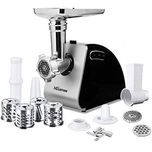 Load image into Gallery viewer, Nictemaw 9-in-1 Electric Food Meat Grinder Heavy Duty Multi-function Meat Mincer Sausage Stuffer with Slicer&amp;Shredder kit for making salad, Home Use, 2000W
