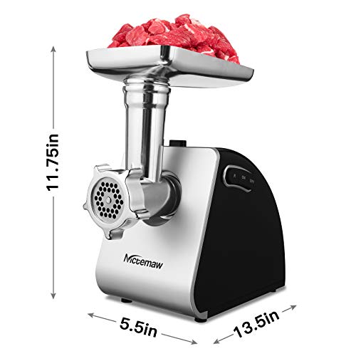 Nictemaw 9-in-1 Electric Food Meat Grinder Heavy Duty Multi-function M –  nictemaw