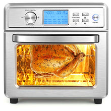 Load image into Gallery viewer, NICTEMAW Air Fryer, 21QT Air Fryer Oven, 1700W Electric Air Fryer Toaster Oven,16-in-1 Presets for Baking, with LED Display &amp; Temperature/Time Dial,Roaster, Broiler, Rotisserie, Dehydrator,Pizza Oven.
