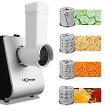 Load image into Gallery viewer, Nictemaw Meat Grinder&amp;Electric Slicer Combos, 9-IN-1 Electric Meat Grinder with Sausage Stuffer, Salad Maker/Shredder with 4 Stainless Steel Slicer Blades, Multifunctional Food Grinder, 2000W
