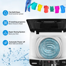 Load image into Gallery viewer, Washing Machine Nictemaw 54711 Style 1.85Cu.ft Portable Washer Capacity Full-Automatic Compact Laundry Washer with Drain Pump
